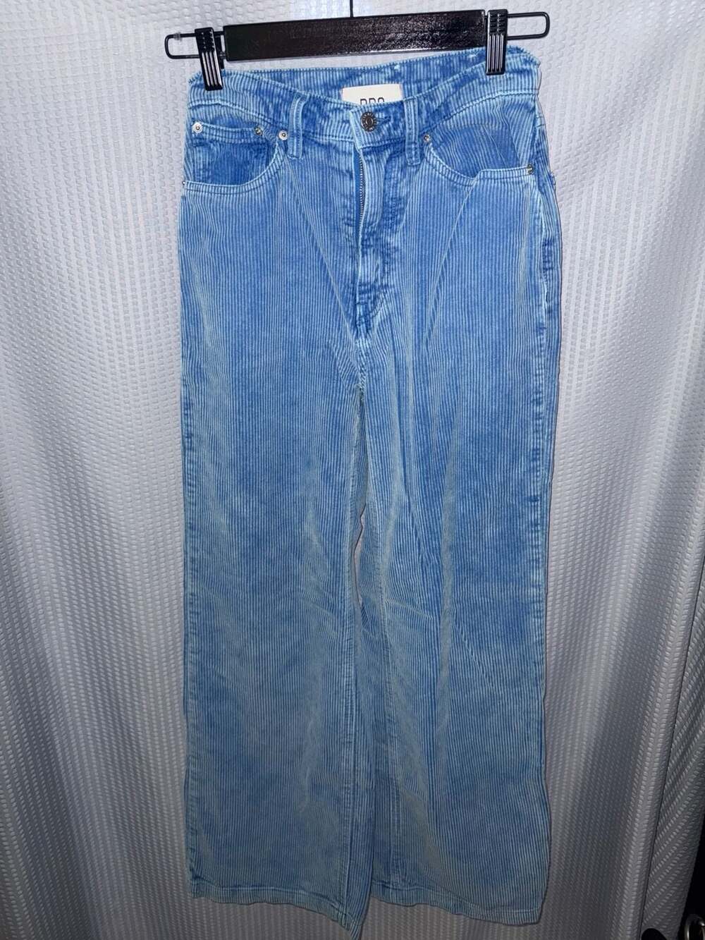 BDG High & Wide Corduroy Pants in Blue